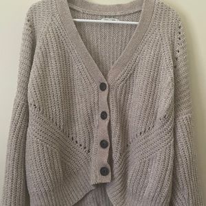 AE fluffy sweater/cardigan